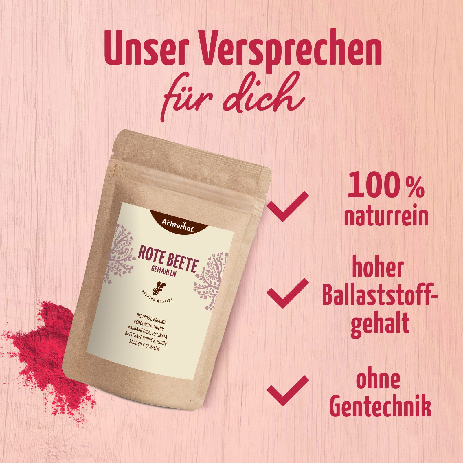 Rote Beete gemahlen (1000g)