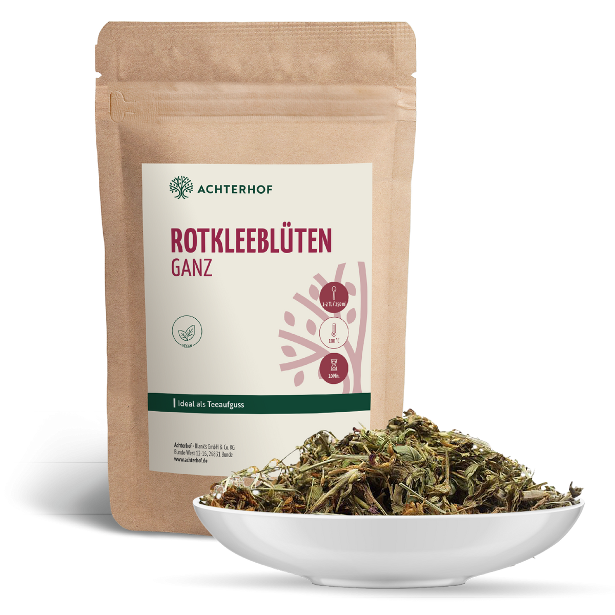 Rotkleeblüten ganz (100g)