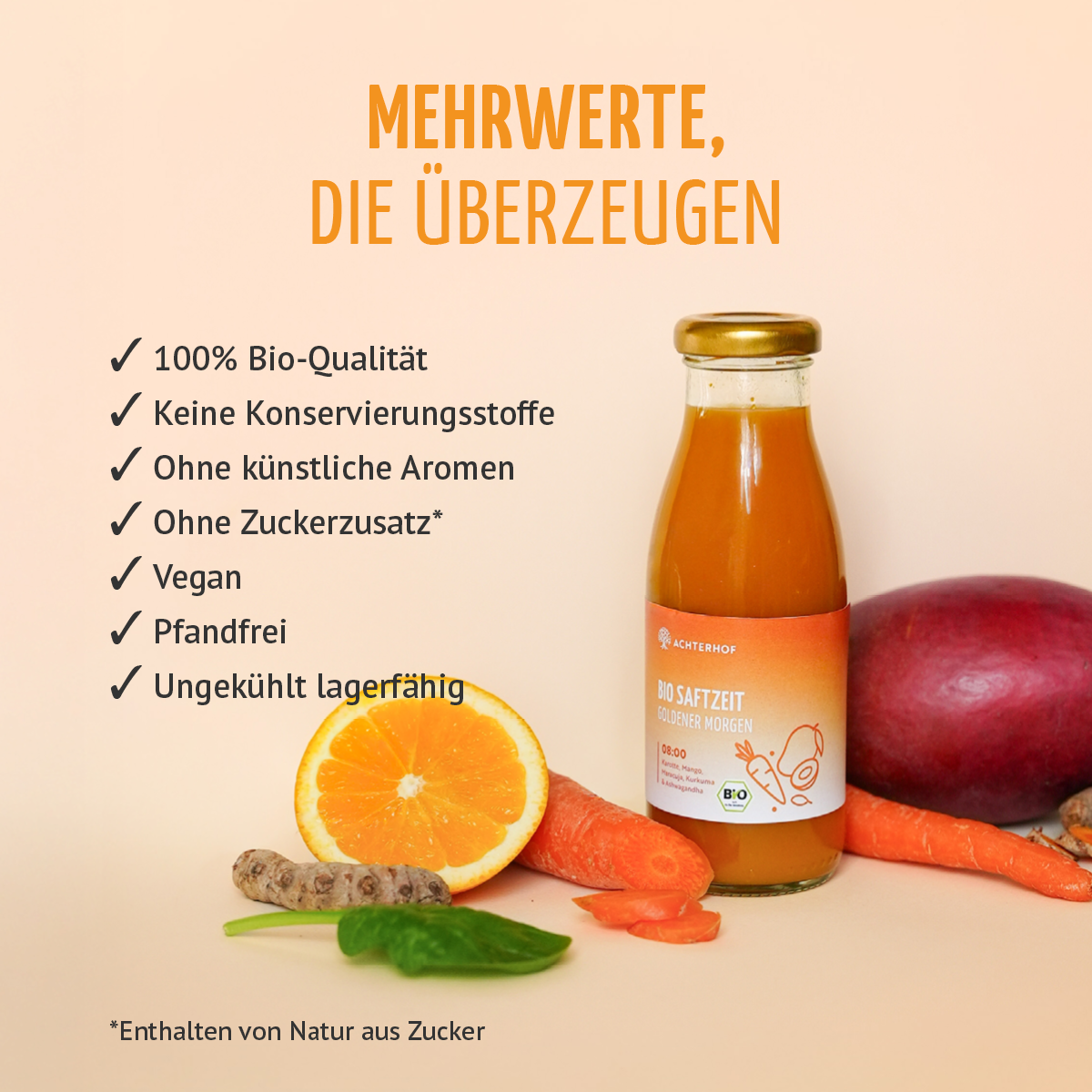 Saftzeit Bio Fastenkur 3 Tage (18 Flaschen)