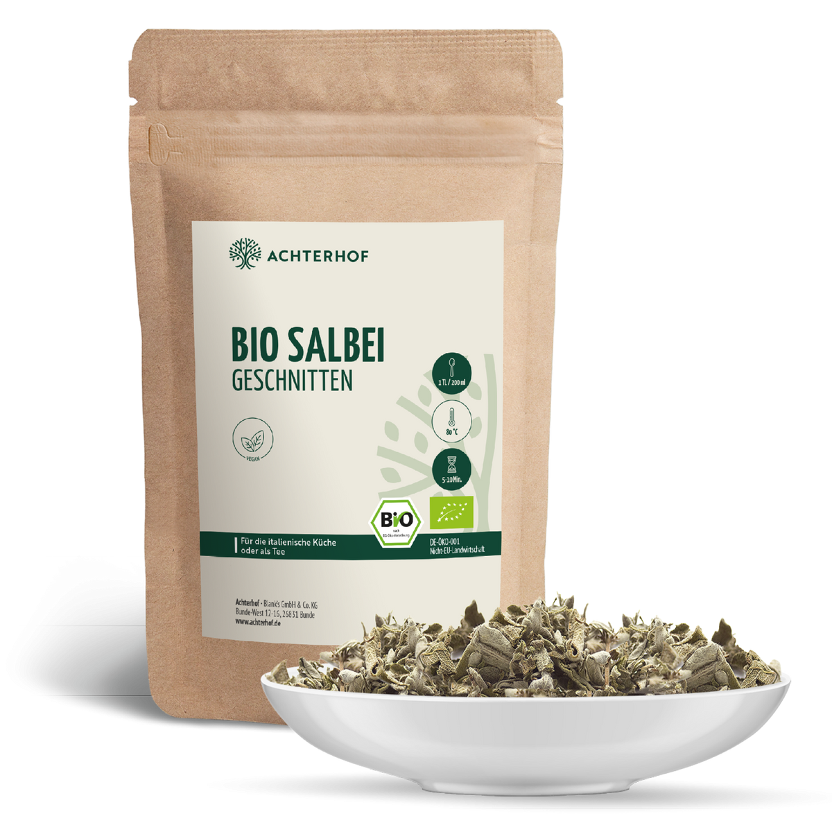 Salbei geschnitten Bio (500g)