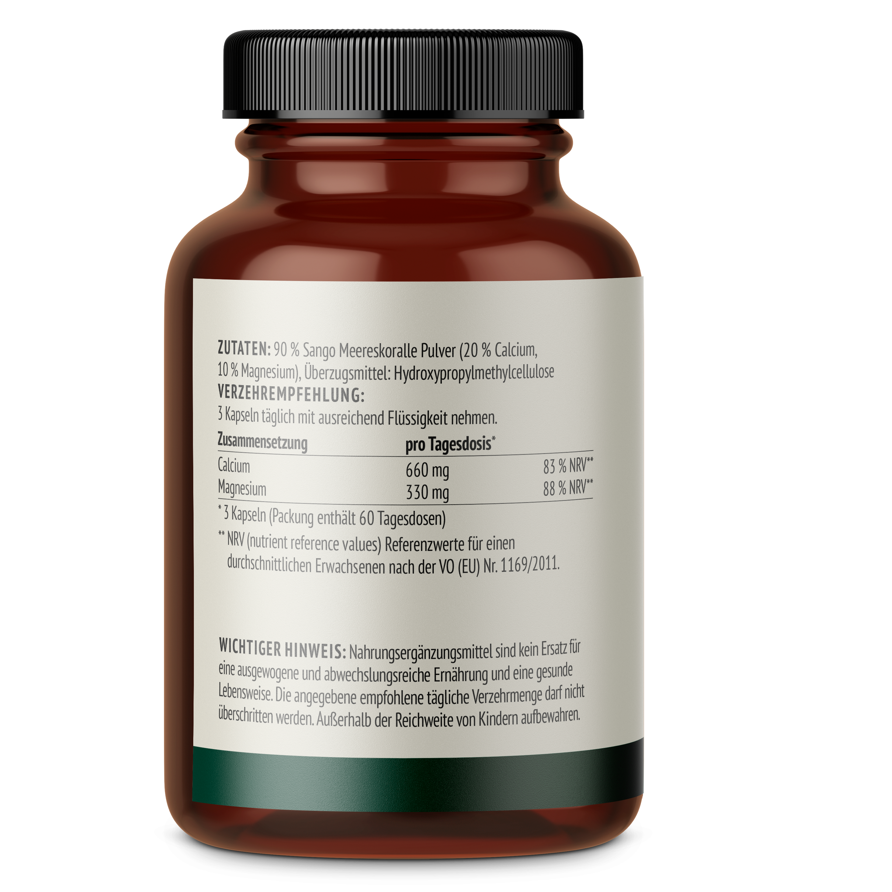 Calcium Magnesium Sango Meereskoralle Kapseln (180 Kapseln)