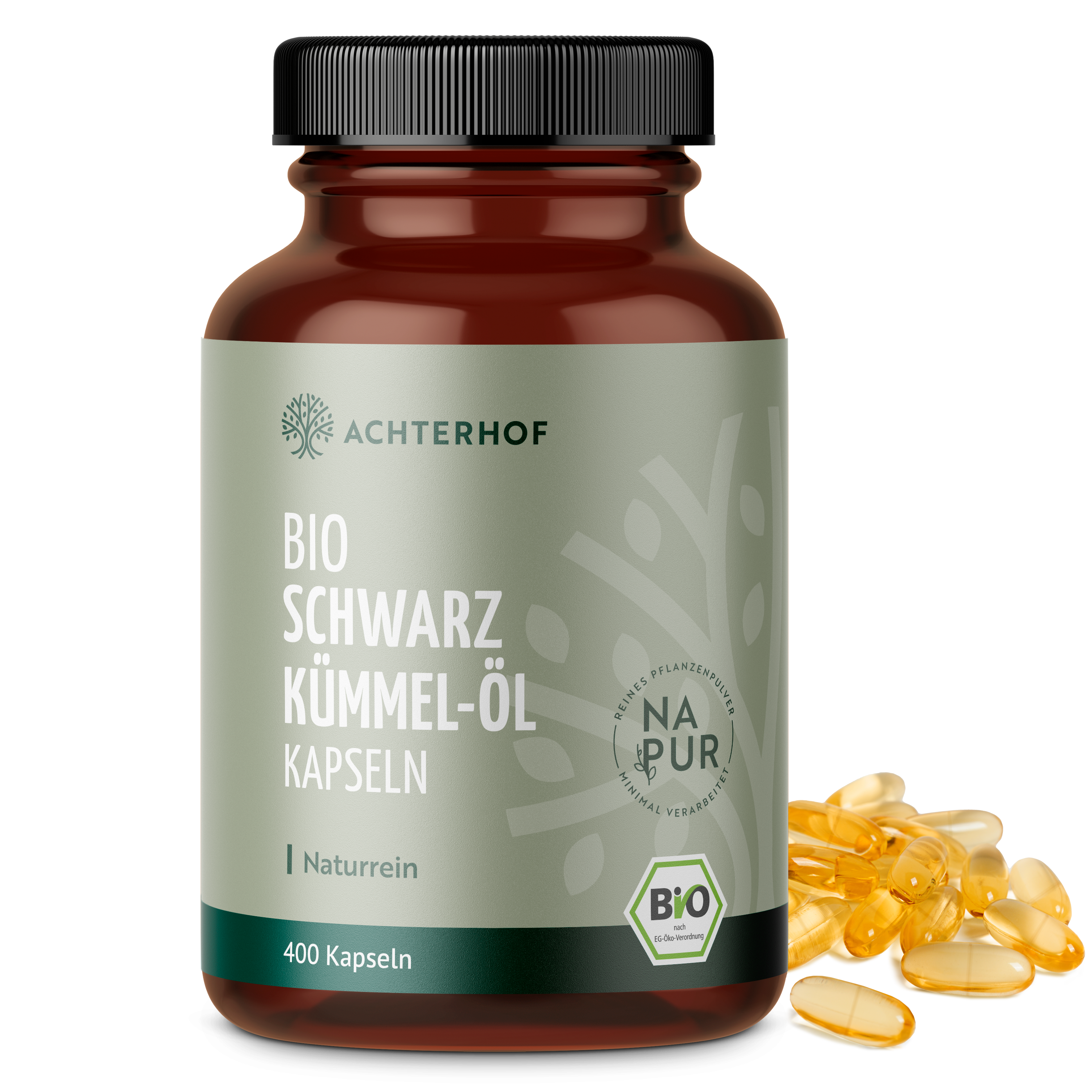 Bio Schwarzkümmel-Öl Kapseln (400 Kapseln)