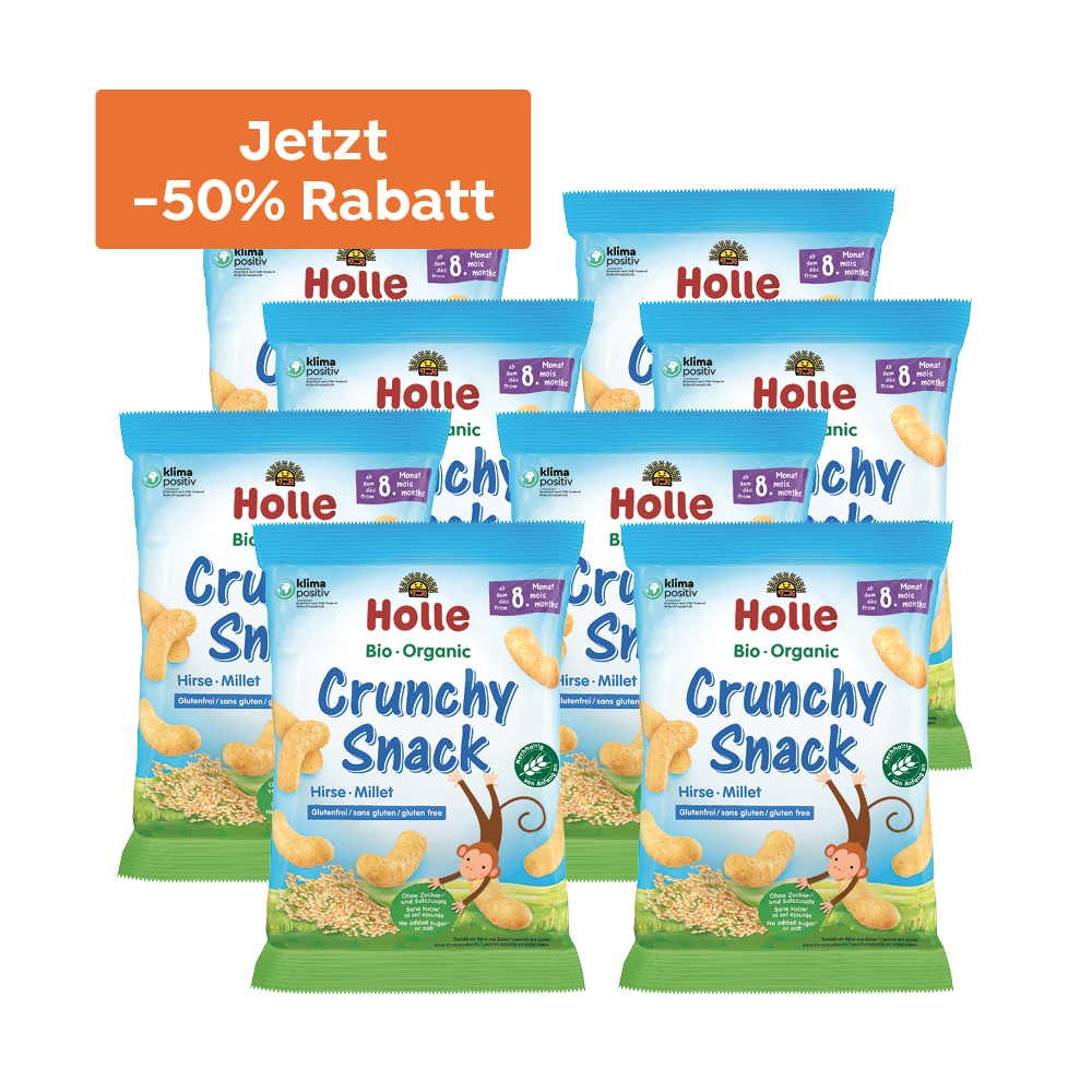 8 x Bio Crunchy Snack Hirse (8x25g)