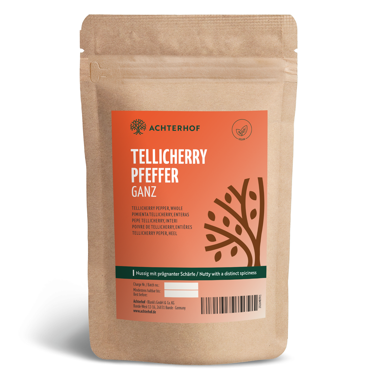 Tellicherry Pfeffer ganz (100g)