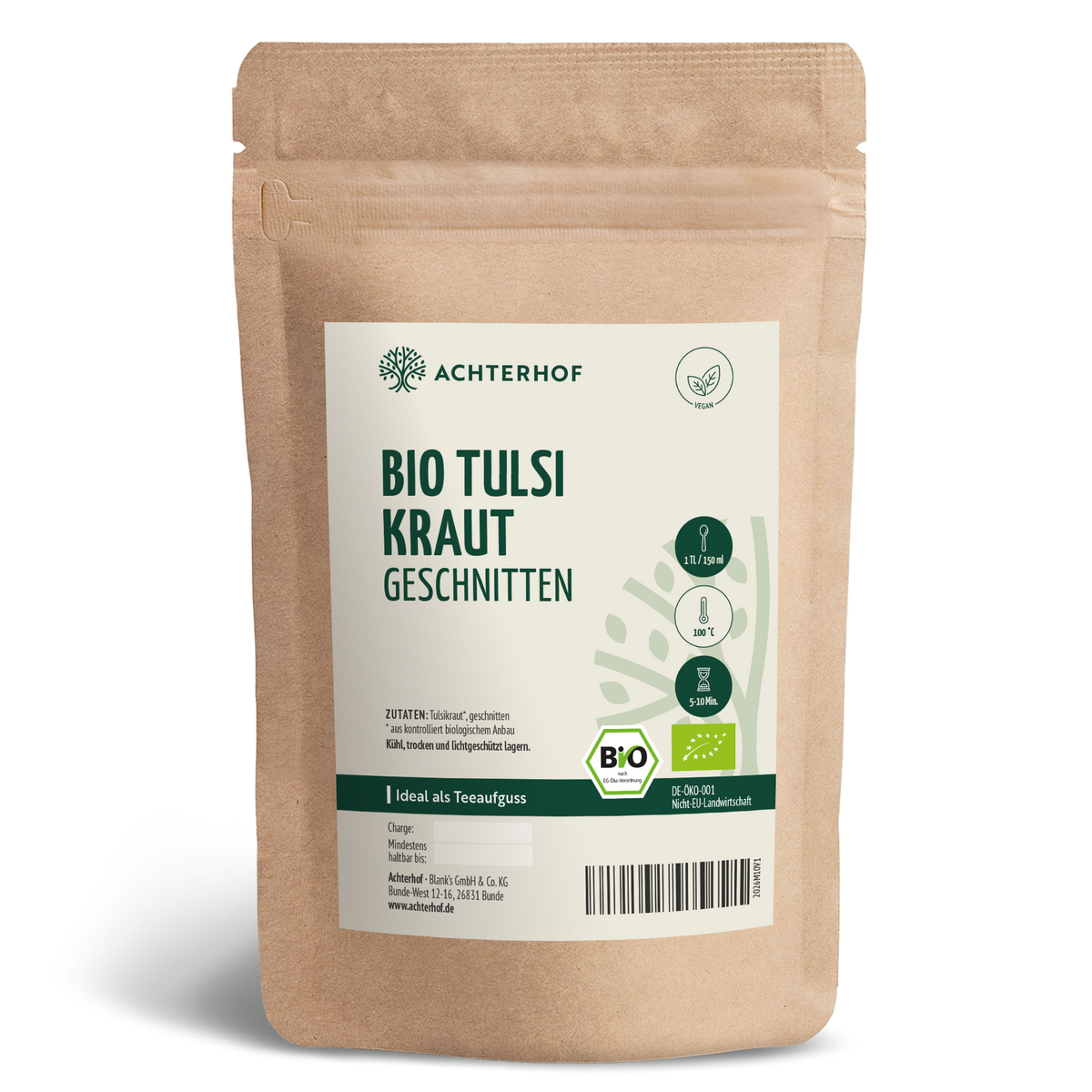 Tulsikraut geschnitten Bio (100g)