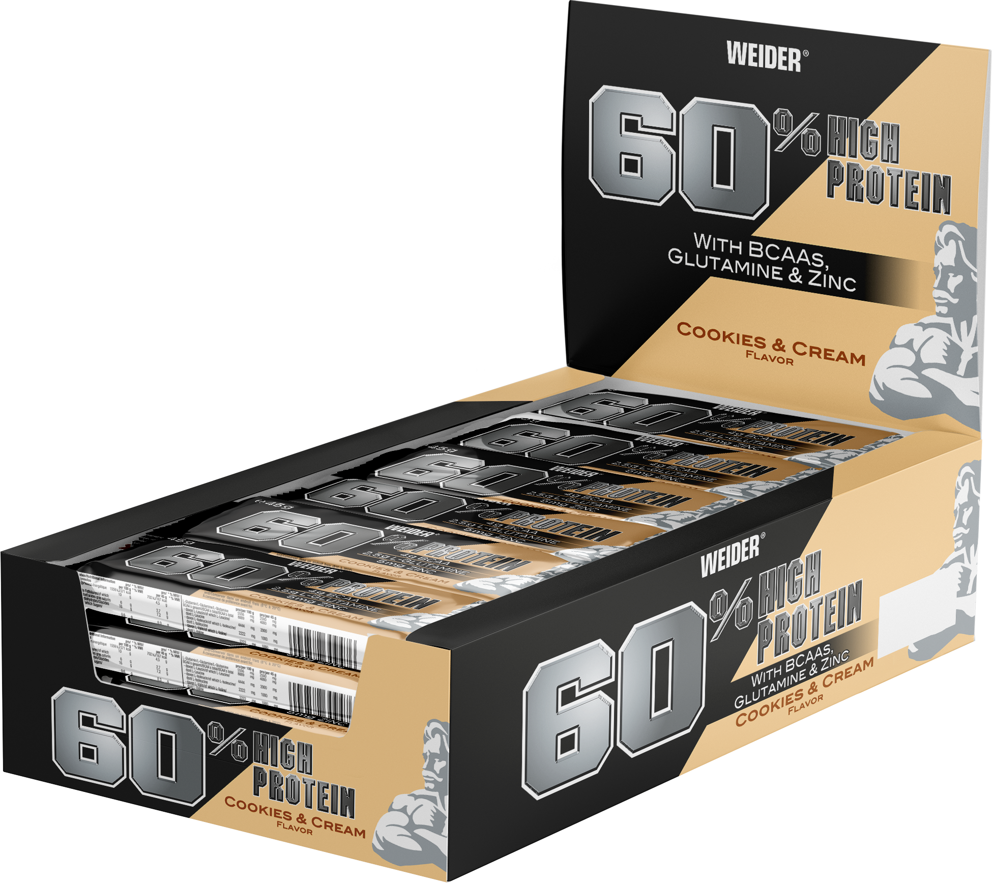 60% Protein Bar (24x45g)