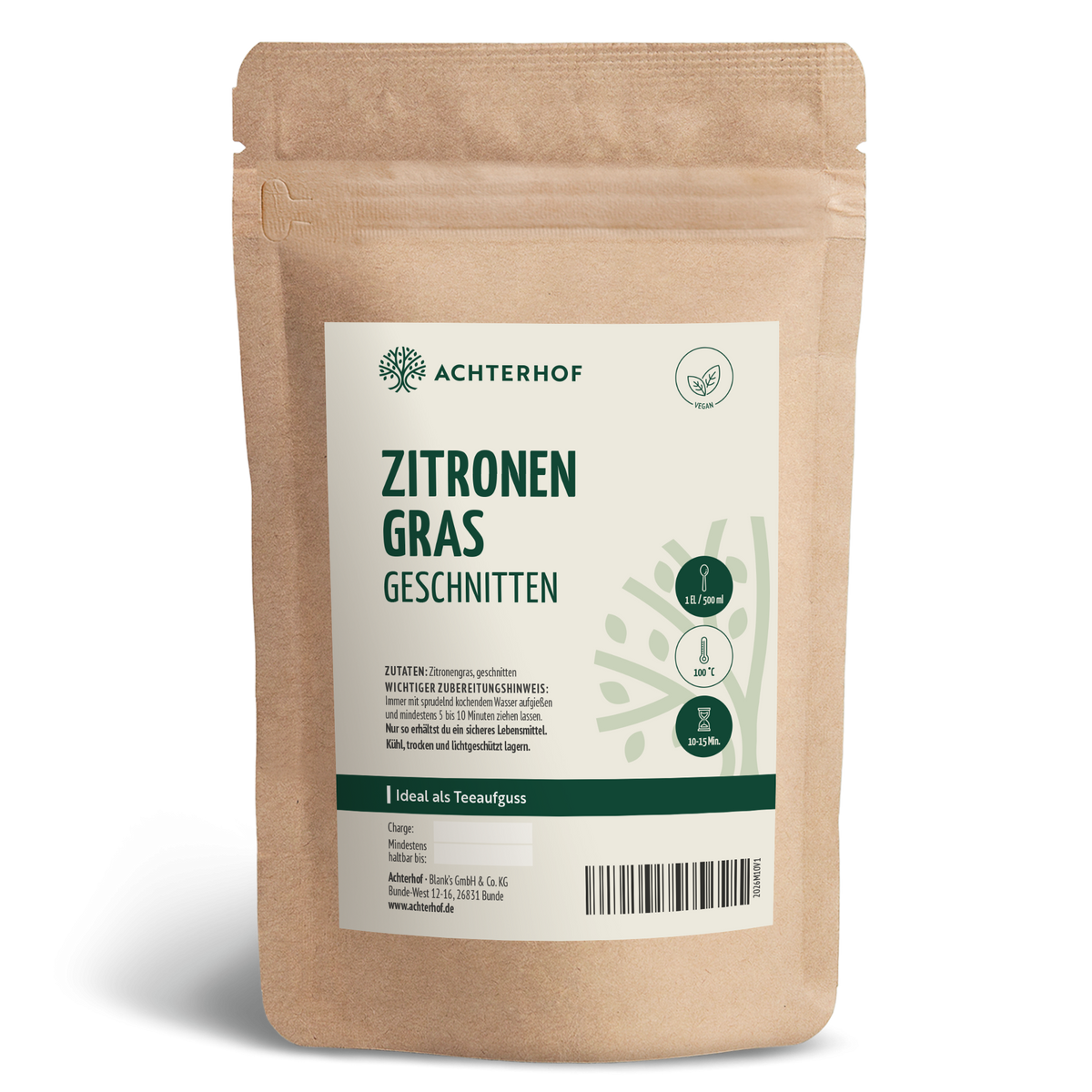Zitronengras geschnitten (100g)
